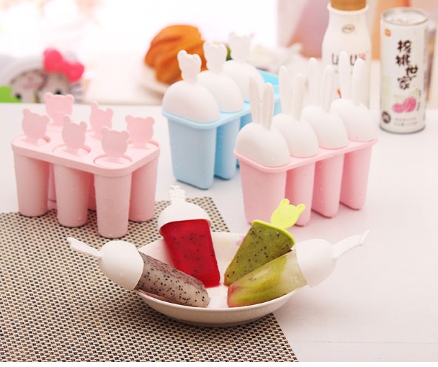 12 que dễ thương làm tại nhà popsicle popsicle khuôn kem sorbet mô hình kem làm khuôn kem - Tự làm khuôn nướng khuôn làm bánh