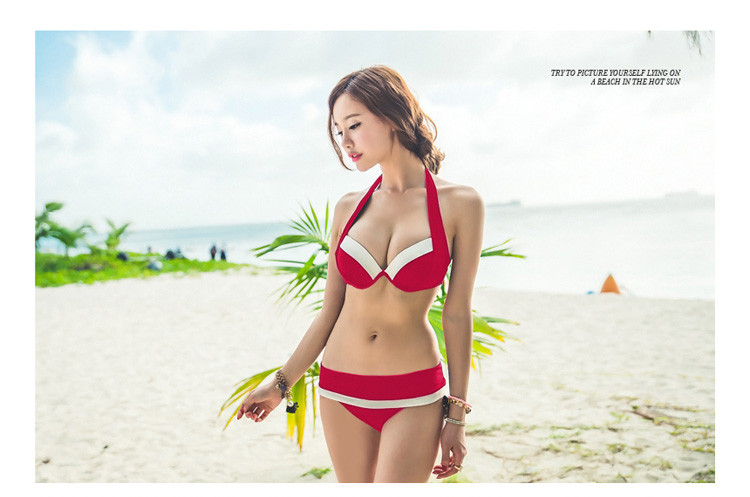 2018bijini sọc trắng đen gợi cảm trong suốt bên ngoài áo ba lỗ bikini ba mảnh áo tắm nước nóng nữ bộ đồ bơi dài tay