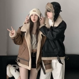 Бархатный демисезонный пуховик, бархатная куртка для влюбленных, парная одежда, в американском стиле