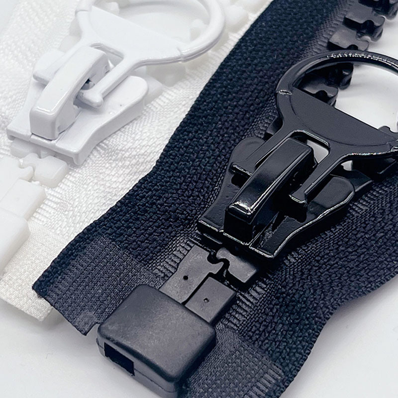 No. 20 Extra-Large Zipper, Thickened Clothing Resin Large Zipper, Garment Engineering Zipper, Tent Zipper, Open-End Plastic Zipper