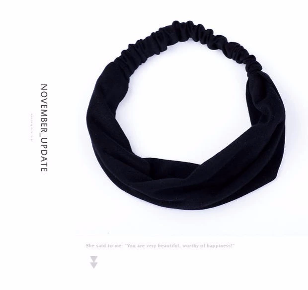 Thời trang thông minh Hàn Quốc băng đô rộng vành tai mèo bán headband dễ thương mùa thu và mùa đông kẹo màu vải đàn hồi phụ kiện tóc headband kẹp tóc hàn quốc