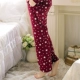 Mùa đông phụ nữ flannel kích thước lớn dày pyjama quần lông cừu san hô cộng với phụ nữ nhung mặc quần nhà