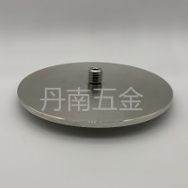 Steel frame settlement measurement to the center base observation mark circular to the center plate displacement welding electric welding center plate without legs