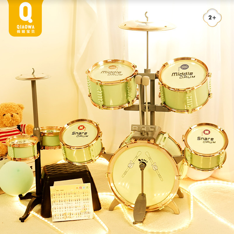 14寸透明鼓皮小军鼓：专业演奏新风尚，让你成为乐队焦点！-架子