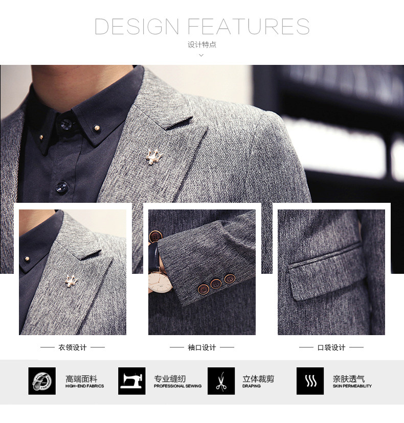 Costume homme FINIPAR en coton pour automne - Ref 1558263 Image 9