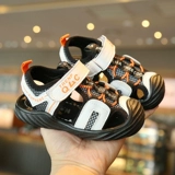 Детские летние сандалии для мальчиков, нескользящая детская пляжная обувь, сумка для обуви, 2021 года, мягкая подошва