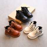 Martens, демисезонные туфли для девочек для раннего возраста, детские сапоги для мальчиков, нескользящие коньки, обувь, 1-3-5 лет, мягкая подошва