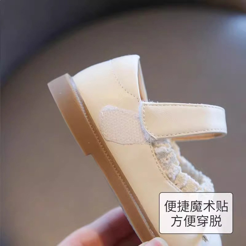 2025新款夏季女童学步鞋软底防滑小童0-1岁2公主蕾丝蝴蝶结小皮鞋 — 7