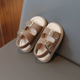 Детские летние сандалии, модная дышащая детская нескользящая пляжная обувь для раннего возраста, мягкая подошва