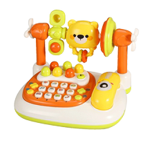 Baby Boy Toy Emulation Telephone Base for young male baby Music mobile phone Puzzle Early Education 1 Year Old 2 Little Girl