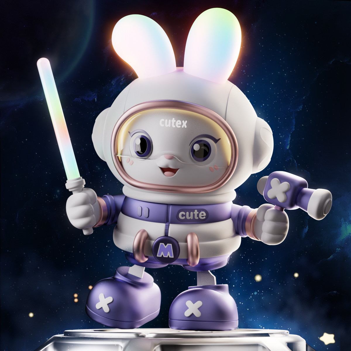 0 1 year old baby toy rabbit practice head-up training session singing and dancing Xiaofu Rabbit newborn baby 3 to 6 months age-Taobao