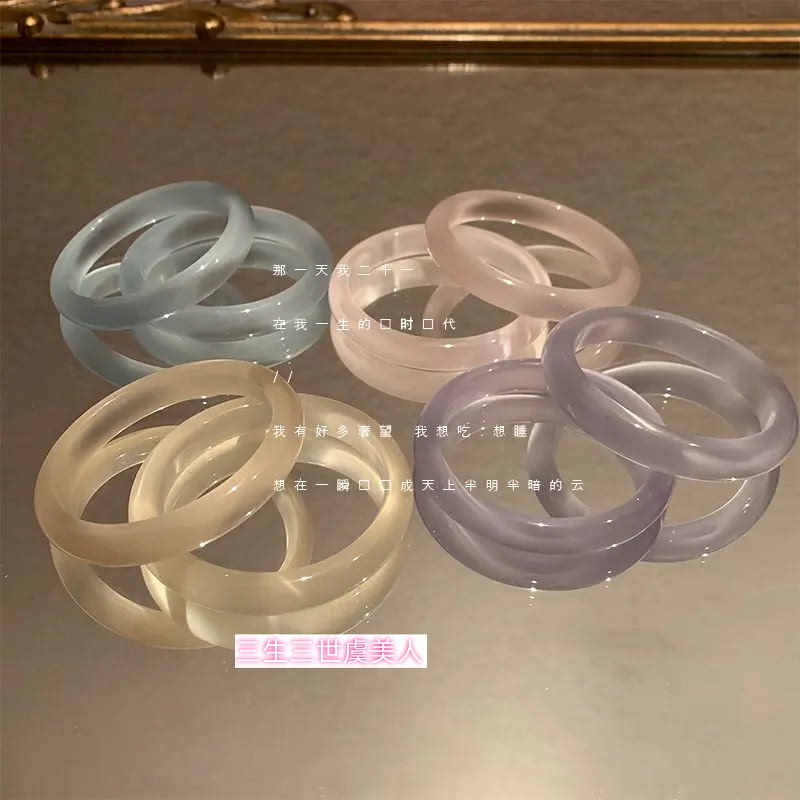 【Poppy】White Moonlight Bracelet for Women, Jade Bracelet, Ice Type Cat's Eye Stone, Glassy Chalcedony-Like, Birthday Gift for Girls 【Poppy】White Moonlight Bracelet for Women, Jade Bracelet, Ice Type Cat's Eye Stone, Glassy Chalcedony-Like, Birthday Gift for Girls