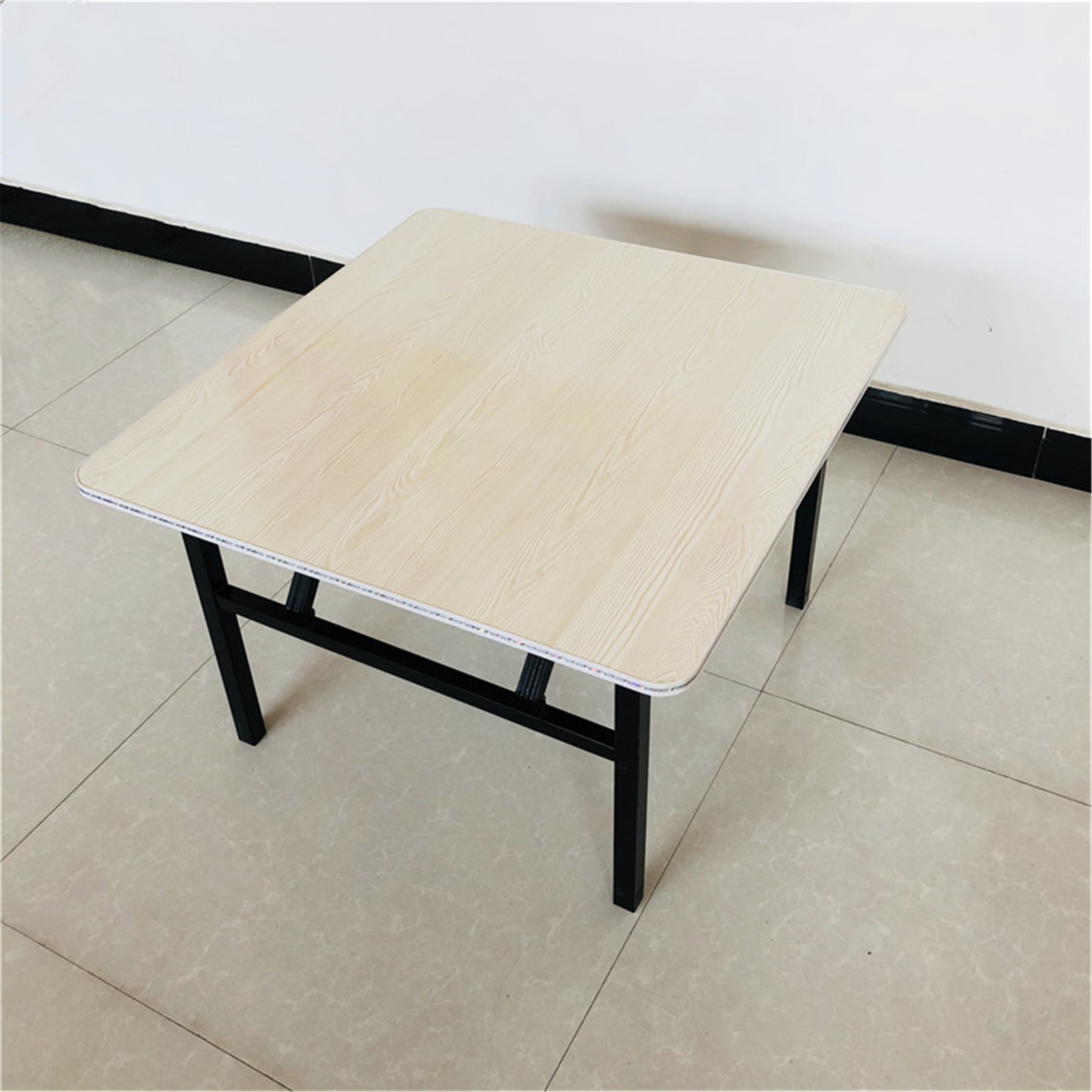 Simple four-person table Mahjong table Folding table Dining table Outdoor barbecue table Outdoor folding rental house table Travel table