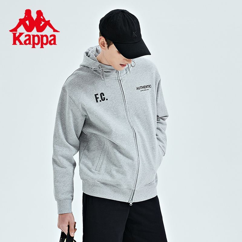 Kappa Back-To-Back Spring and Autumn New Sports Jacket Men's Casual Zip-Up Sweatshirt Trendy K0D12Mk03