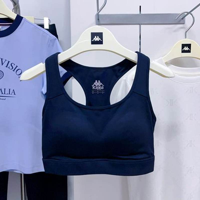 Kappa Back-To-Back Fitness Clothing Sports Bra Yoga Wear Women's Running Vest Ksdddxy01F