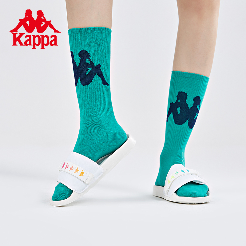 Kappa Kappa Logo Slippers Couple Beach Shoes Lightweight Velcro Sandals K0Cx5Lt01D Kappa Kappa Logo Slippers Couple Beach Shoes Lightweight Velcro Sandals K0Cx5Lt01D