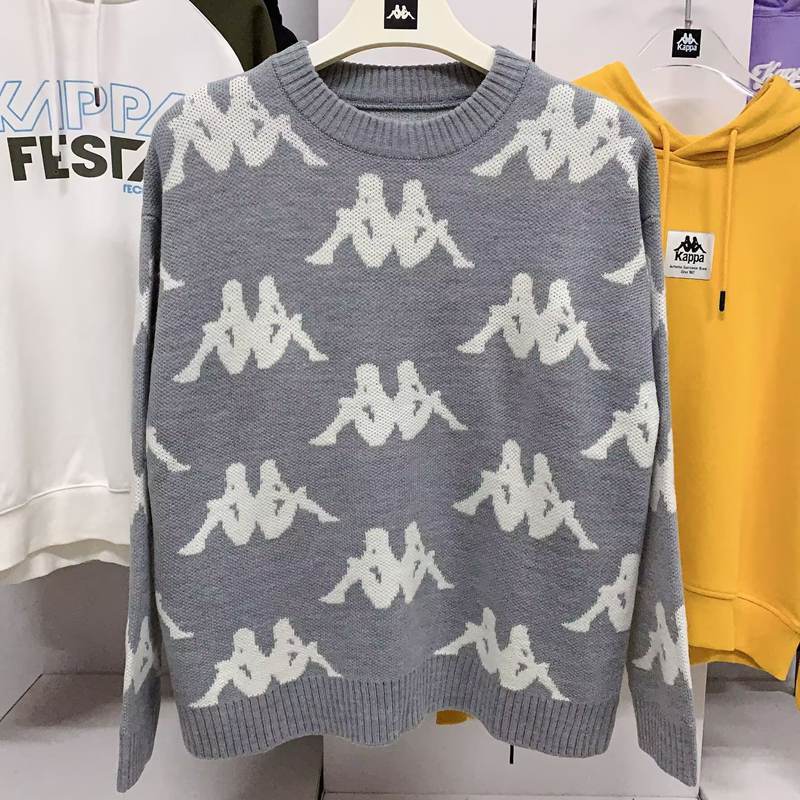 kappa Women's Round Neck Knitted Pullover Warm Sweater-K0B82Lt57A