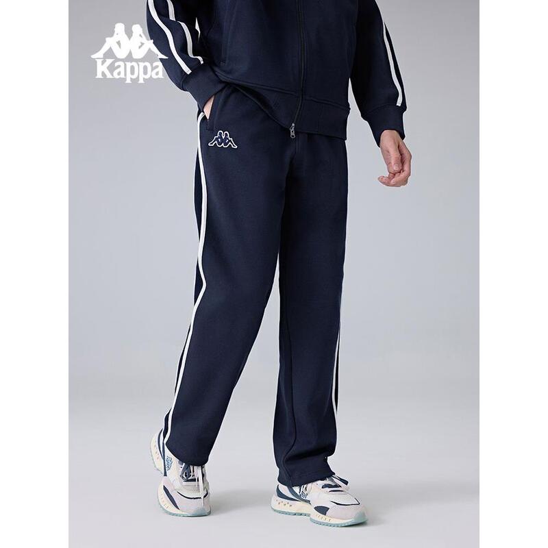 Kappa Men's Back-To-Back Sports Pants New Straight-Leg Casual Running Pants K0F12Ak03