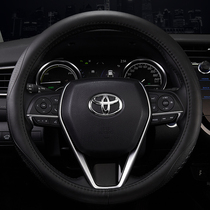 Suitable for 2019 Asian Dragon leather steering wheel cover Toyota Asian Dragon hand-sewn four-season universal non-slip