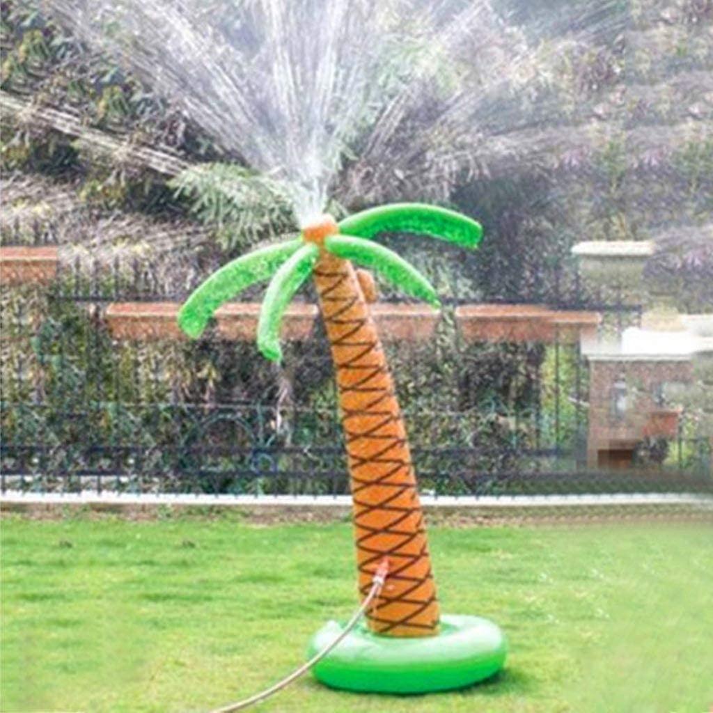 Huge water jet inflatable coconut tree garden toy exhibition cloth view model shooting background wall props-Taobao