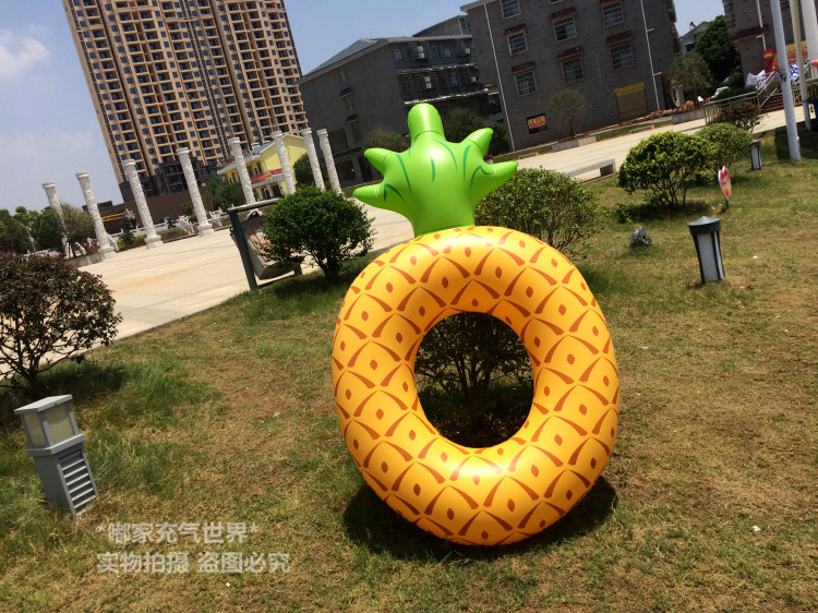 Siêu lớn dứa cầu vồng inflatable vòng bơi dưa hấu tình yêu kim cương mermaid phao cứu sinh bong bóng du lịch đạo cụ chụp ảnh phao lưng