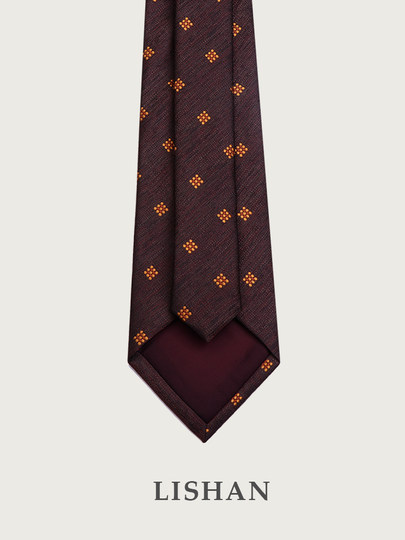 Italian-Style No-Tie Tie for Men, Chocolate Brown, High-End Formal Wear, Hand-Tied Suit, Business Zipper, Wedding, Lazy Style