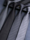 No-Tie Black High-End Business Zipper Formal Suit for Men, Easy-To-Wear Gray Lazy Suit for Weddings and Grooms