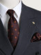 Italian-Style No-Tie Tie for Men, Chocolate Brown, High-End Formal Wear, Hand-Tied Suit, Business Zipper, Wedding, Lazy Style