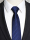 Tie men's formal zipper style lazy knot-free high-end men's business suit hand-tied blue wedding groom male