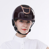 RIF Equestrian Helmet Womens Summer Equestrian Helmet Equestrian Hat Large Brim Professional Rider Safety Protection Equipment