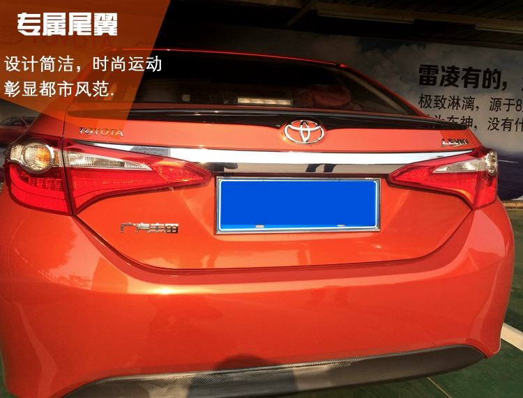 12-15 Toyota thế hệ thứ bảy mới Camry phía sau cánh Corolla Ralink sửa đổi áp lực đuôi cánh sau - Sopida trên