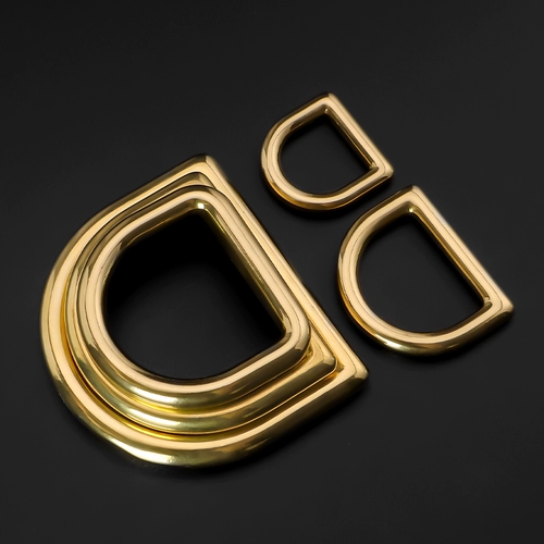 Кожа ручной работы, чисто медное оборудование d -line d -пряжка D -обработка D -обработка оборудования