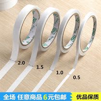 Quality 0 5cm1cm adhesive article adhesive tape double-sided adhesive with strong two sides glue office students handmade viscose paper