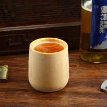 3 Chinese style pastoral natural unlacquered bamboo mug beer mug restaurant hotel home white wine champagne glasses