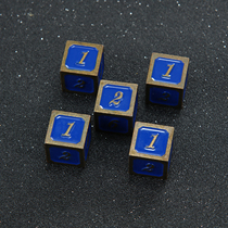 6-sided color metal dice color dice sieve bar supplies KTV mahjong chess teaching game color