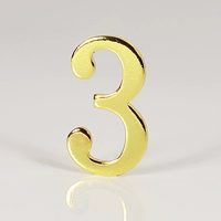 Сплошное золотое золото 5*3 см № 3