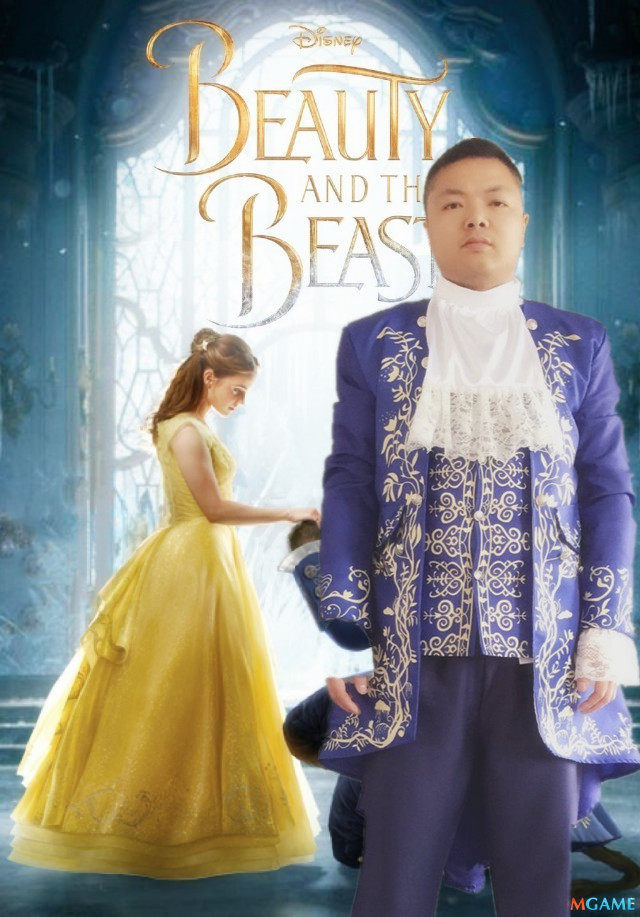 2017 movie version of Beauty and the Beast Belle Princess Beast Prince cos adult children's suit