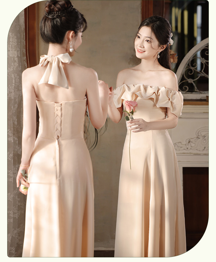 Летнее платье подружки невесты, юбка, французский стиль, изысканный стиль, размер Qiaojuesl/Ying Qiao Jue Shi 