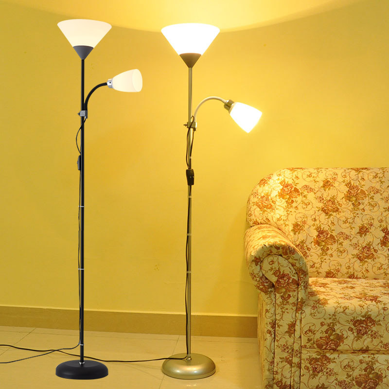 Hao Lai Shi Floor Lamp for Living Room and Bedroom, Simple Led Modern Decorative Study Multifunctional Standing Lamp Hao Lai Shi Floor Lamp for Living Room and Bedroom, Simple Led Modern Decorative Study Multifunctional Standing Lamp