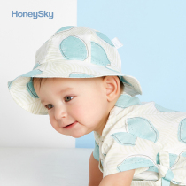 Hani Sky baby hat thin fisherman hat cotton sun sun hat summer boy baby sun hat female