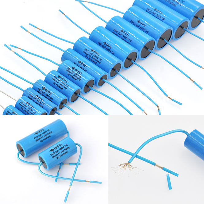 OHVL original audio fever polar-free capacitor 400V2 2 3 3 4 7 6 8 10 15 UF copper plated silver
