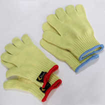 Kevlar gloves are wear-resistant high-temperature-resistant cut-resistant and glass-moving wear-resistant work protective gloves welding anti-scalding thin