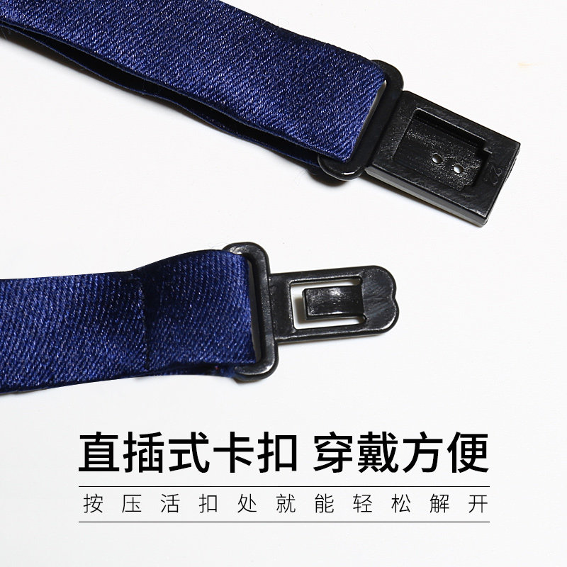 諦梵領結男結婚婚禮新郎伴郎蝴蝶結深藍色主持人西服演出個性潮流