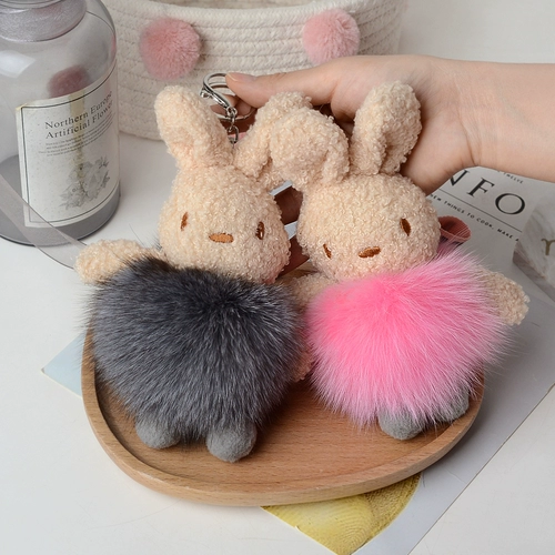 Плюшевый кролик, брелок, кукла, плюшевая подвеска, подарок на день рождения, лиса, енот