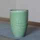Teacup Gốm sứ 6 Gói Longquan Celadon Master Cup Cúp đơn Ge Kiln Ice Cracked Tea Set Hand Cup Teacup Home Set