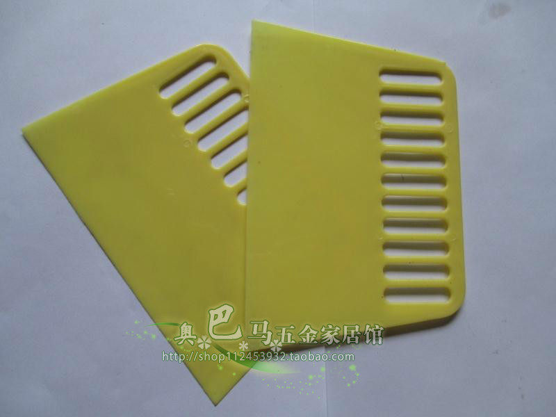 Beef Gluten Yellow Squeegee Adhesive Wallpaper Special Wall Paper Shovel Knife Squeegee Putty Powder Squeegee Plastic Blade Putty Scraper-Taobao