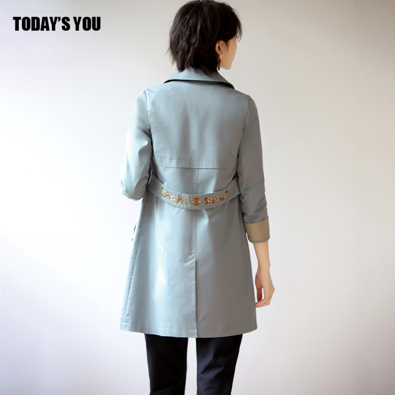 Trench pour femme AUJOURD HUI en Coton - Ref 3227867 Image 3