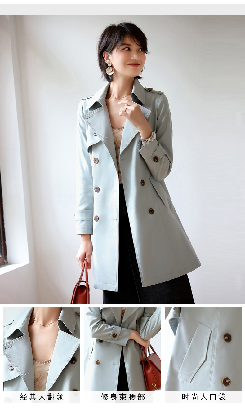 Trench pour femme AUJOURD HUI en Coton - Ref 3226100 Image 10