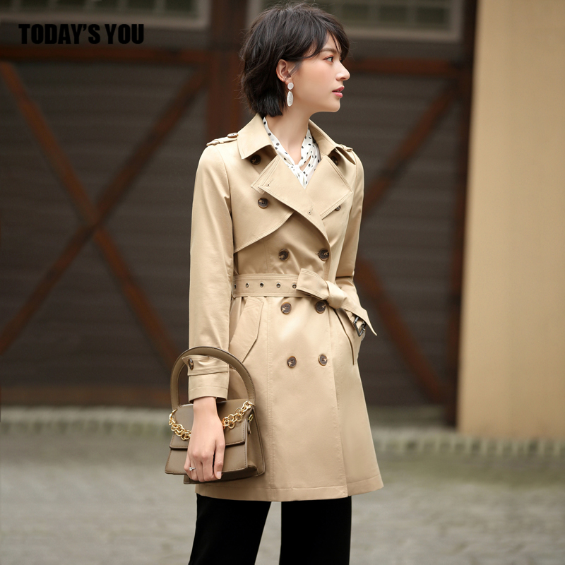 Trench pour femme AUJOURD HUI en Coton - Ref 3226100 Image 3