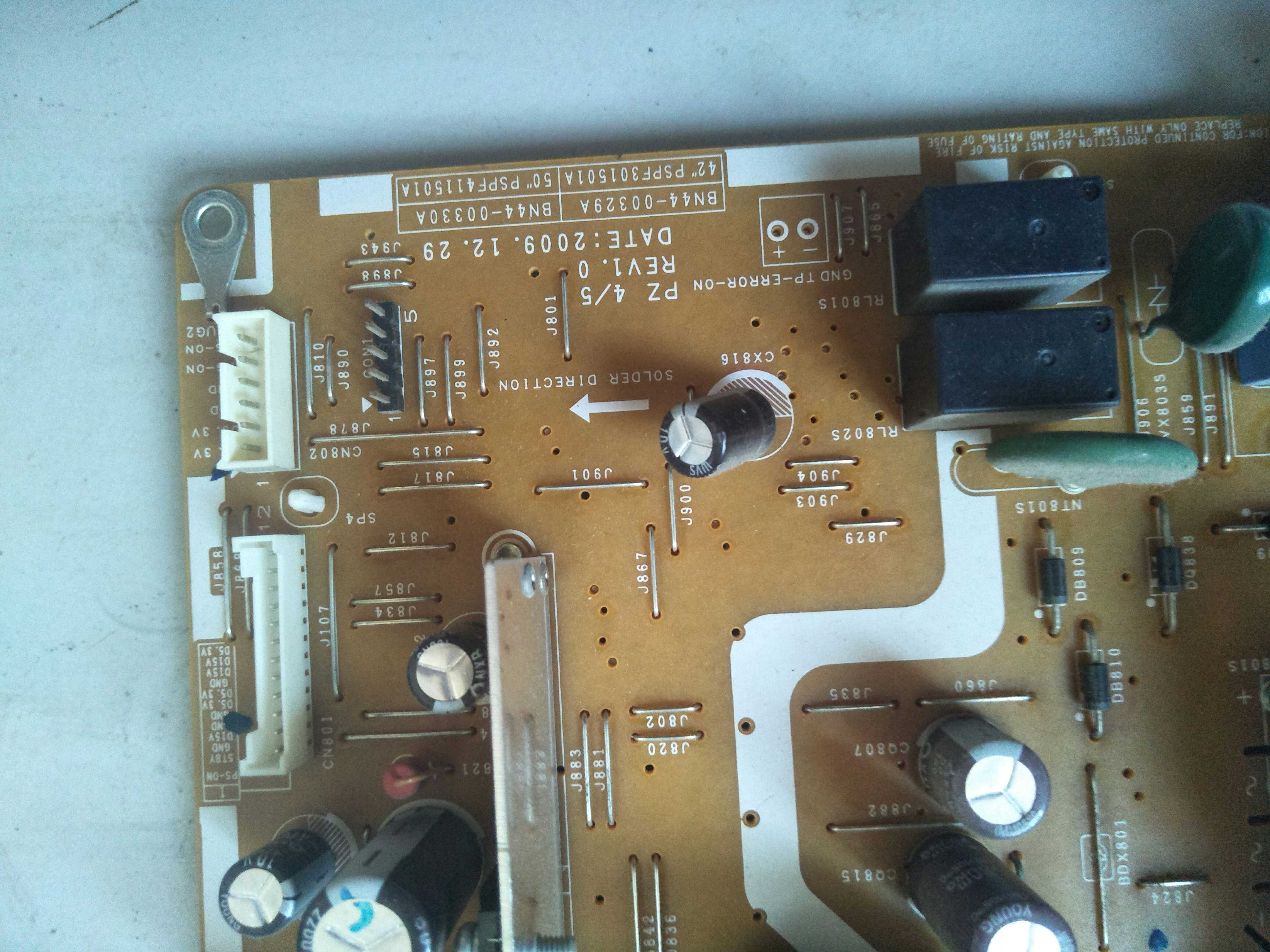 The original Samsung PS42C350B1 Plasma TV power board BN44-00329A PSPF301501A